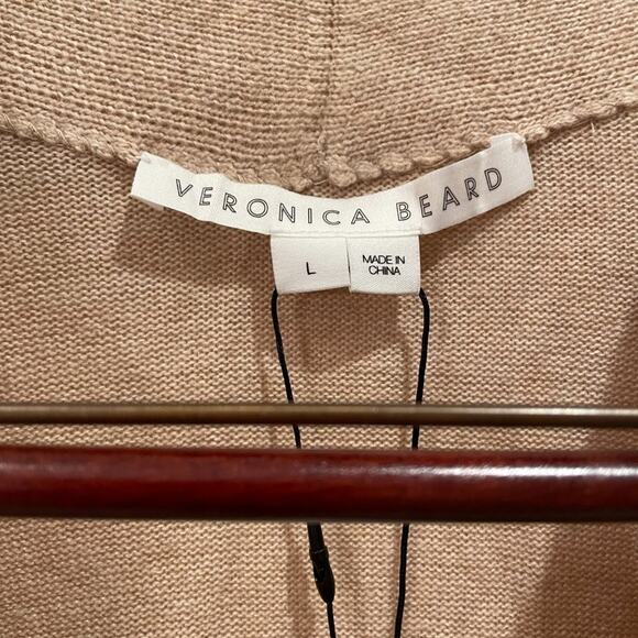 NEW Veronica Beard Danzie Long Cardigan in Beige - Picture 4 of 10